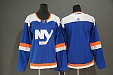 Women Islanders Blank Blue Alternate Breakaway Adidas Jersey,baseball caps,new era cap wholesale,wholesale hats